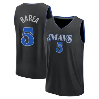 Dallas Mavericks Men's J.J. Barea Black Fast Break 2023/24 City Edition Jersey