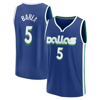 Dallas Mavericks Men's J.J. Barea Blue Fast Break 2022/23 City Edition Jersey