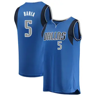 Dallas Mavericks Men's J.J. Barea Blue Fast Break Jersey - Icon Edition