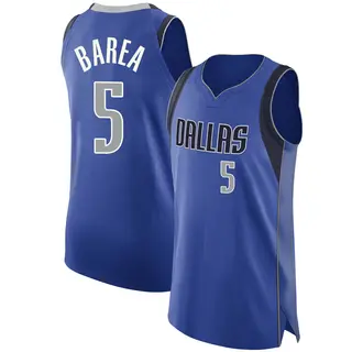 Dallas Mavericks Men's J.J. Barea Royal Authentic 2020/21 Jersey - Icon Edition