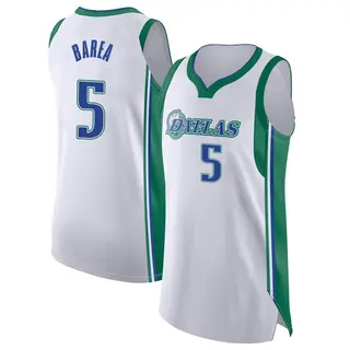Dallas Mavericks Men's J.J. Barea White Authentic 2021/22 City Edition Jersey