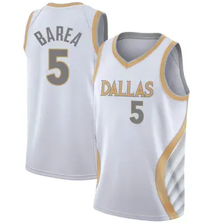 Dallas Mavericks Men's J.J. Barea White Swingman 2020/21 Jersey - City Edition