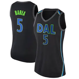 Dallas Mavericks Women's J.J. Barea Black Swingman Jersey - City Edition