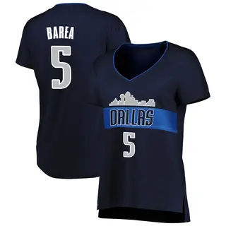 Dallas Mavericks Women's J.J. Barea Navy Fast Break Jersey - Statement Edition