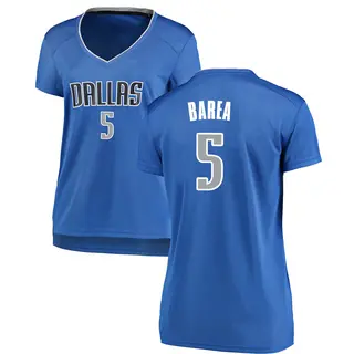 Dallas Mavericks Women's J.J. Barea Royal Fast Break Jersey - Icon Edition