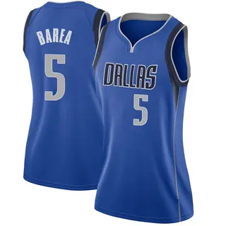 Dallas Mavericks Women's J.J. Barea Royal Swingman Jersey - Icon Edition