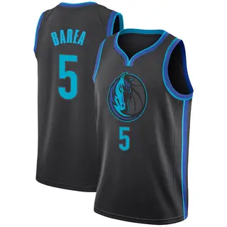 Dallas Mavericks Youth J.J. Barea Anthracite Swingman 2018/19 Jersey - City Edition