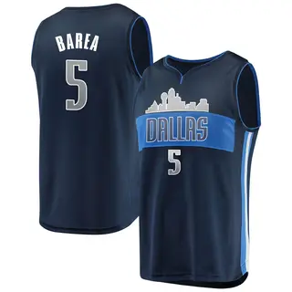 Dallas Mavericks Youth J.J. Barea Navy Fast Break Jersey - Statement Edition