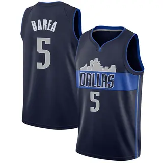 Dallas Mavericks Youth J.J. Barea Navy Swingman Jersey - Statement Edition