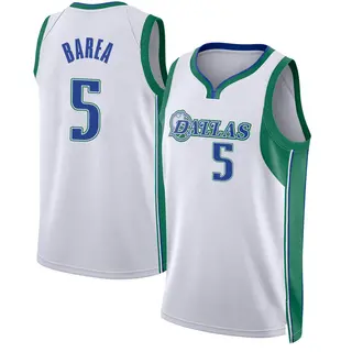 Dallas Mavericks Youth J.J. Barea White Swingman 2021/22 City Edition Jersey