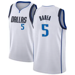 Dallas Mavericks Youth J.J. Barea White Swingman Jersey - Association Edition